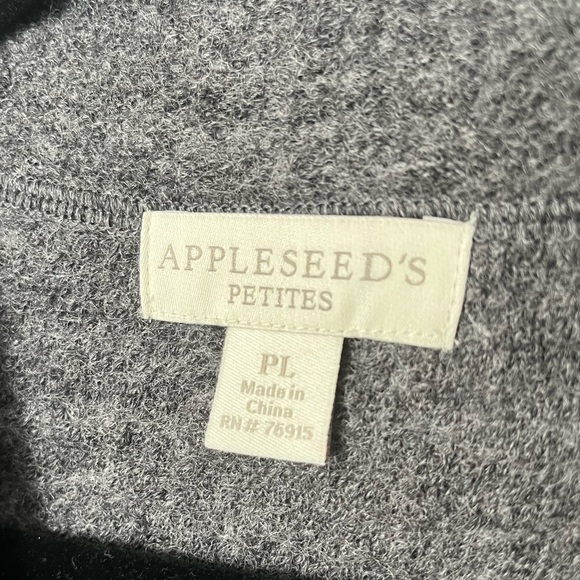 Appleseed's 100% Wool Gray Jacket in Petite sz PL - Picture 2 of 4